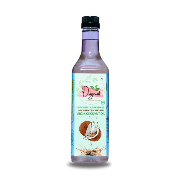 ORIGNUT Pure & Unrefined Cold Pressed Virgin Coconut Oil -1L