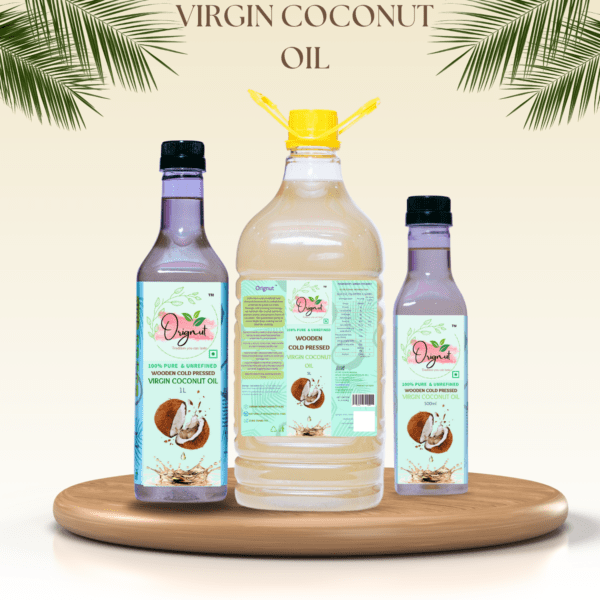 ORIGNUT Pure & Unrefined Cold Pressed Virgin Coconut Oil