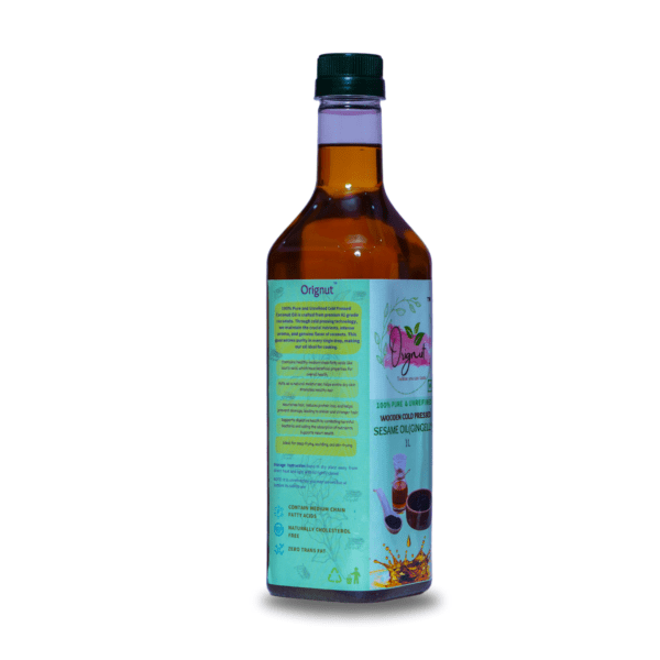 ORIGNUT Pure and Unrefined Cold Pressed Traditional Sesame (Gingelly) Oil -1L - Image 6