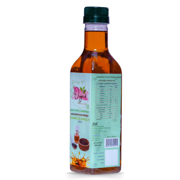 ORIGNUT Pure and Unrefined Cold Pressed Traditional Sesame (Gingelly) Oil -500ml - Image 9