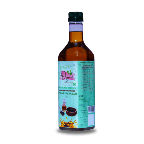 ORIGNUT Pure and Unrefined Cold Pressed Traditional Sesame (Gingelly) Oil -1L - Image 7