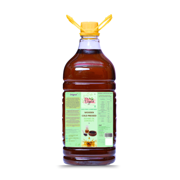 ORIGNUT Pure and Unrefined Cold Pressed Traditional Sesame (Gingelly) Oil -5L