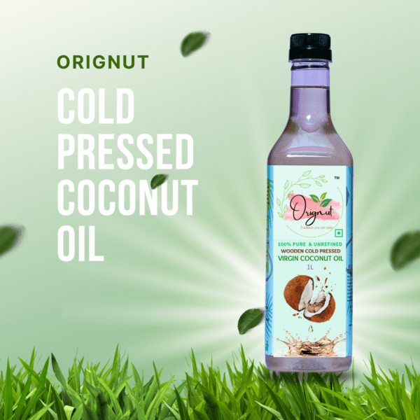 ORIGNUT Pure & Unrefined Cold Pressed Virgin Coconut Oil - Image 3