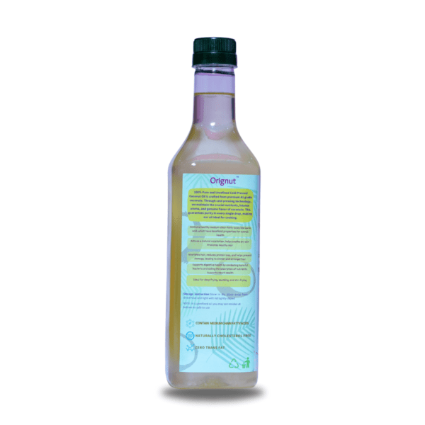 ORIGNUT Pure & Unrefined Cold Pressed Virgin Coconut Oil -1L - Image 6